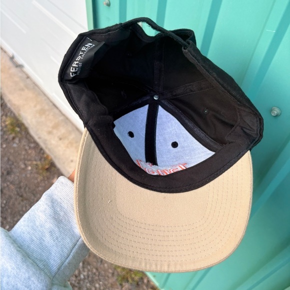 Pure fine tanaka hat baseball cap orange 2 tone brown black - Picture 6 of 6